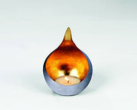 Thumbnail for Caldera Windlicht Eisen klein gebürstet/gold H15cm