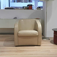 Thumbnail for Erpo Einzelsessel CL 130 Leder 550.590 Lava Beige Grau im Sale