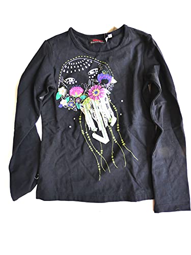 Catimini urban global Mädchen Langarmshirt,Noir C410015 gr.6a-116 im Sale