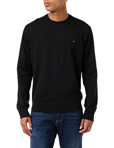 Tommy Hilfiger 1985 CREW NECK SWEATER Pullover Herren, Grau (Medium Grey Heather), im Sale