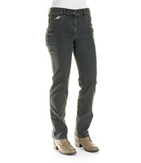 Thumbnail for ZERRES Style CORA – Bequeme, stretchige Jeanshose, Gerade geschnittenes Bein Farbe Dunkelgrau im Sale