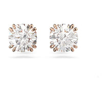 Thumbnail for Swarovski Stilla Earrings, Rhodium-plated stud earrings with clear Swarovski crystals on sale