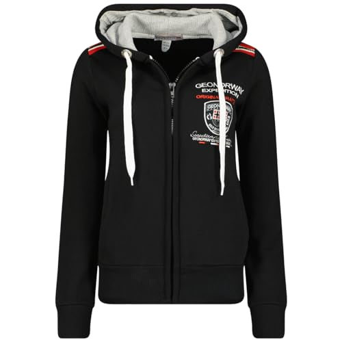 Geographical Norway Women's Finion Lady Hoodie, Black, 38 on Sale