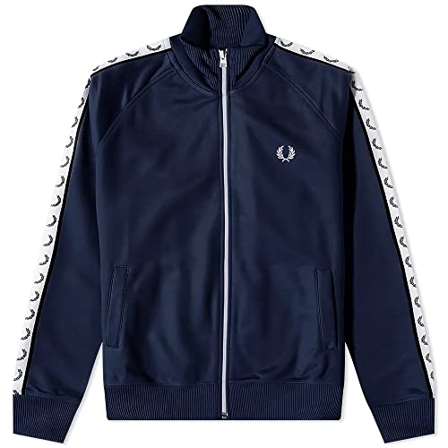 Fred Perry Taped Track Jacket, Schwarz , Large im Sale