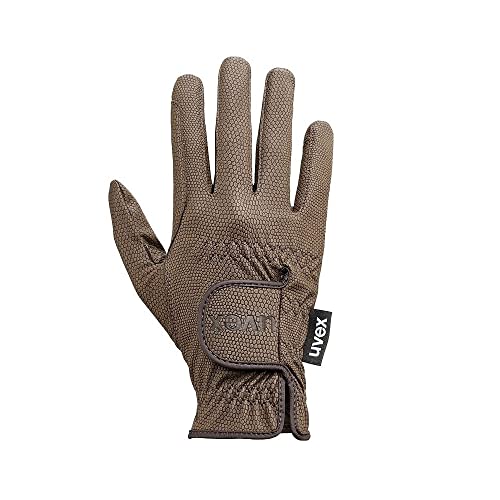 uvex sportstyle - dehnbarer Reithandschuh für Damen und Herren - exzellenter Grip & strapazierfähig - touchscreenfähig - brown - 7.5 im Sale