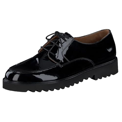 Paul Green Damen Schnürer, Frauen Businessschuhe,straßenschuhe,Strassenschuhe,Schnuerung,lace-up Shoes,Low-tie,klassisch,Schwarz (SCHWARZ),38 im Sale