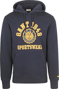 Thumbnail for GANT Herren Front Graphic Sweat Hoodie Kapuzenpullover, Vintage Blue, im Sale