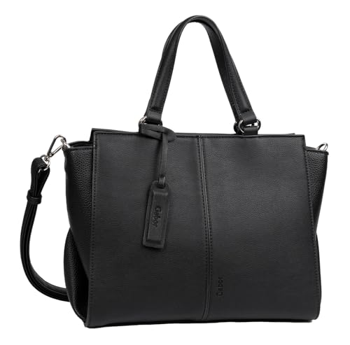 Gabor bags Marleen Damen Shopper Umhängetasche Reißverschluss Groß Schwarz im Sale