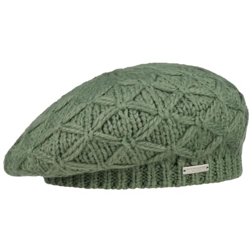 Seeberger Annelie Knit Beret Women, Anthracite, 6 3/4/7 3/8 on Sale