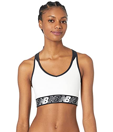 New Balance Damen Nb Pace BH 3.0, Weiss/opulenter Garten, small im Sale