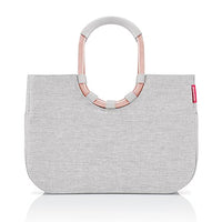 Thumbnail for reisenthel loopshopper Sturdy bag with practical compartments made from recycled PET bottles Charming and water-repellent design, color: sky rose on sale