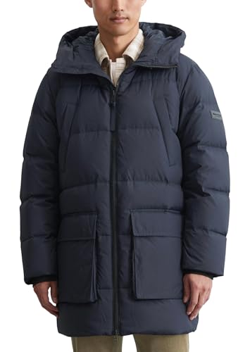 Marc OߴPolo Herren Daunenjacke mit Kragen gefüttert, Blau (Moon Stone), im Sale