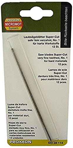 Proxxon 28114 Laubsägeblatt Supercut für Eisen sehr fein verzahnt Nr. 1 12er Packung ohne Querstift im Sale