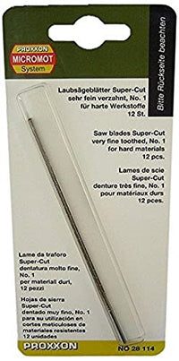 Thumbnail for Proxxon 28114 Laubsägeblatt Supercut für Eisen sehr fein verzahnt Nr. 1 12er Packung ohne Querstift im Sale