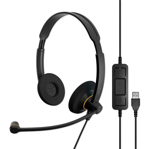 IMPACT SC 60 USB ML - Professional wired headset for unified communications, noise-cancelling microphone, EPOS Voice, USB connection, comfortable design, ideal for office use in the sale