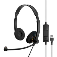 Thumbnail for IMPACT SC 60 USB ML - Professional wired headset for unified communications, noise-cancelling microphone, EPOS Voice, USB connection, comfortable design, ideal for office use in the sale