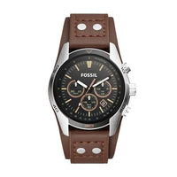 Thumbnail for Fossil Coachman uhr für Herren, Chronographenwerk mit Edelstahl- oder Lederarmband, Blau, 45 im Sale