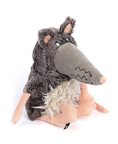 sigikid BEASTS, soft toy for adults and children, mouse, Sweet Teeth, Beasts Town, grey, 39169 on sale