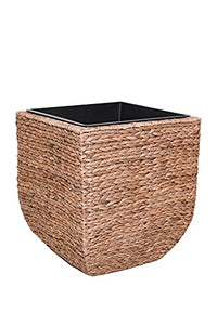 Thumbnail for VIVANNO Planter Flower Pot made of Water Hyacinth Natural WILD Design - 30 x 25 x 25 cm on Sale