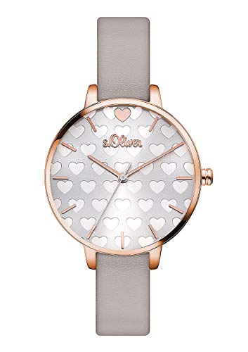 s.Oliver Damen Analog Quarz Armbanduhr SO-3475-LQ im Sale