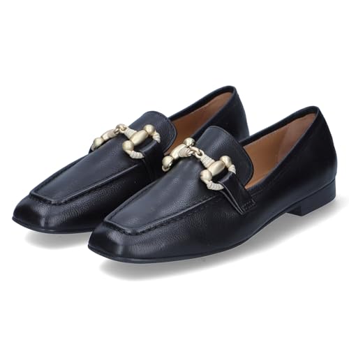 Mjus Women's Loafer/Slipper Latte Black Smooth Leather, Size: 41, Color: Black on Sale