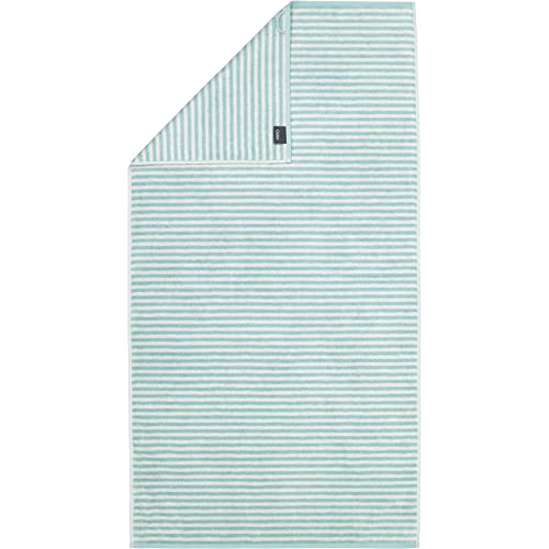 Cawö Home Handtücher Campus Ringel 955 seegrün - Handtuch 50x100 cm im Sale