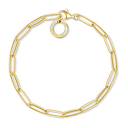 Thomas Sabo Damen Charm-Armband Gelbgold Charm Club 925 Sterling Silber X0253-413-39-L18,5 im Sale