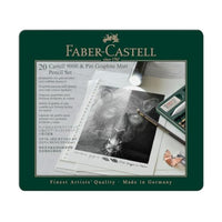 Thumbnail for Faber-Castell 115224 - Bleistifte Set Pitt Graphite Matt & Castell 9000, 20-teilig, inkl. Papierwischer, Radierer, Knetradierer und Spitzer im Sale