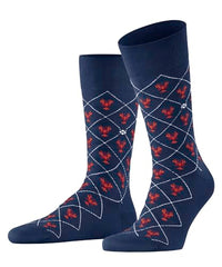Thumbnail for Burlington Herren Socken Lobster SO Baumwolle gemustert 1 Paar, Blau (Royal Blue 6000), 40-46 im Sale