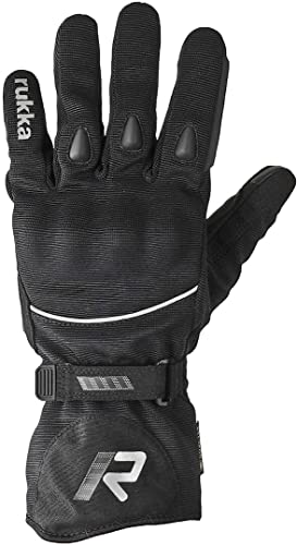Rukka Virium 2.0 GTX Motorcycle Gloves (Black/White, 11) on Sale