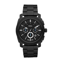 Thumbnail for Fossil Machine uhr für Herren, Chronographenwerk mit Edelstahl- oder Lederarmband, Dunkelgrau und Blau, 45 im Sale