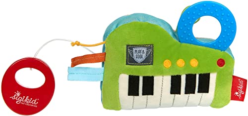 SIGIKID 42659 Music Box Keyboard For Elise Play &amp; Cool Girls and Boys Baby Toy Recommended from Birth Green/Blue on Sale