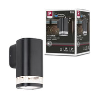 Thumbnail for Paulmann 94718 Außenleuchte Wandleuchte Colum seewasserresistent IP44 80x112mm max. 20W 230V Anthrazit Aluminium Ohne Leuchtmittel GU10 im Sale