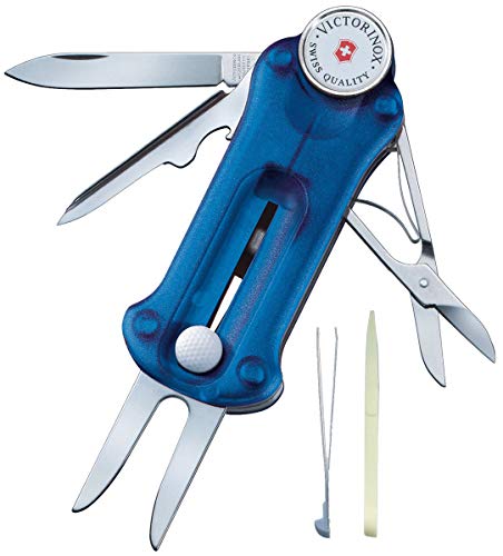 Victorinox, Schweizer Taschenmesser, Golf Tool, Multitool, Outdoor, 10 Funktionen, Klinge, gross, Reparatur-Werkzeug, Ballmarkierer im Sale