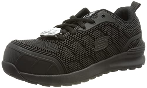 Skechers Women's BULKLIN AYAK Safety Shoe, Black Textile/Synthetic, EU on Sale