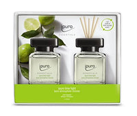 Thumbnail for ipuro - refreshing ipuro lime light room fragrance - subtle room freshener with sparkling & floral notes - stylish air freshener in the home for a puristic fragrance experience 2 x 50 ml on sale