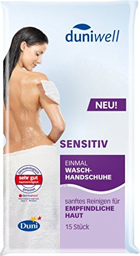 Duni Einmal-Waschhandschuhe Sensitiv weiß 15 x 22 cm 15 St. im Sale