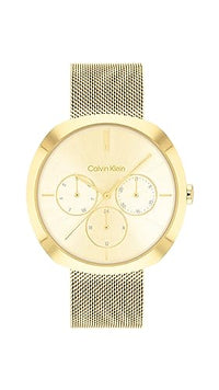 Thumbnail for Calvin Klein Multi Zifferblatt Quarz Uhr für Damen Kollektion Shape mit Edelstahlarmband im Sale