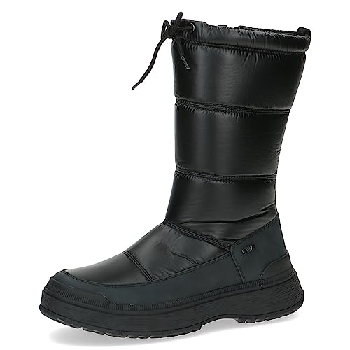 CAPRICE Women's Vegan Water-Repellent Winter Boots, Black (Black Comb), 39 EU on Sale