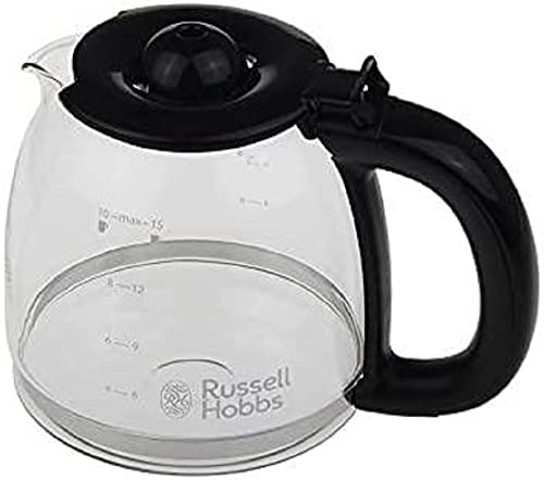 Russell Hobbs Ersatzglaskanne [für Kaffeemaschine Adventure 24010-56 & Colours+ Digital 24031-56, 24033-56, 24034-56 & Victory 24030-56] Kaffeekanne Glas für Filterkaffeemaschine 700214 im Sale