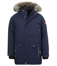 Thumbnail for Trollkids Kinder Nordkapp wasserdichter winddichter Parka, Dunkelblau, im Sale