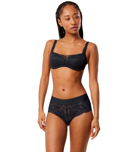 Triumph Damen Body Make-Up Illusion Lace Shorty, SCHWARZ, 44 im Sale