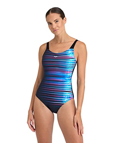ARENA Damen Women's Bodylift Back Maria One Piece Swimsuit, Black-black Multi, EU im Sale