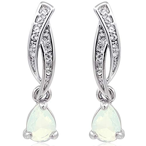 Earrings stud earrings with branded crystals silver ladies NOBEL SCHMUCK on sale