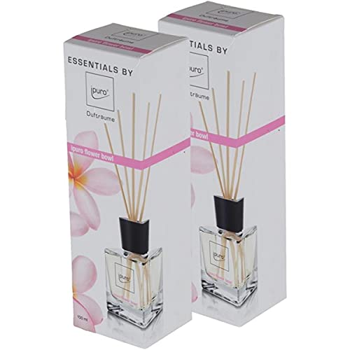 Essentials by ipuro Flower Bowl 100ml room fragrance (pack of 2)