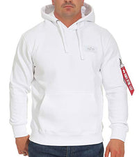 Thumbnail for ALPHA INDUSTRIES Back Print Hoody Kapuzensweat für Herren Pastel Grey im Sale