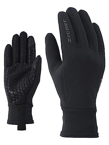 Ziener Herren IDIWOOL TOUCH Handschuhe, schwarz, 8,5 im Sale