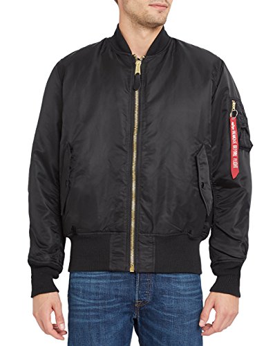 Alpha Industries Herren MA-1 Bomberjacke, Navy Green, im Sale