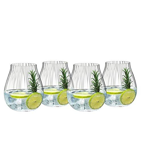 Riedel - Gin Glasses - Optical O - Glass - 12.4 cm - Set of 4 on Sale