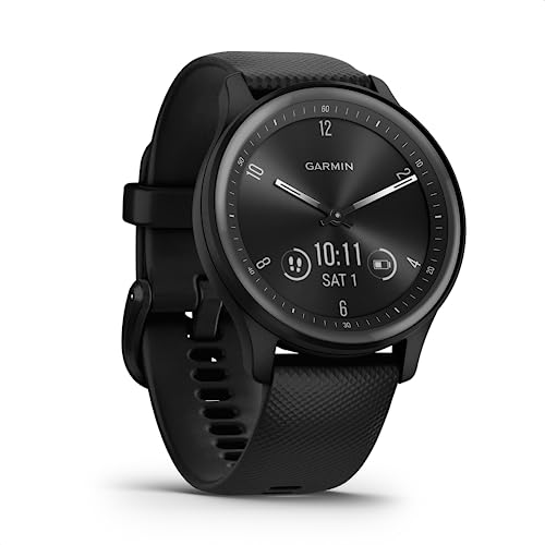 Garmin vívomove Sport - Smartwatch mit analogen Zeigern und Touchdisplay. Sport- und Gesundheitsfunktionen, Smartphone Benachrichtigungen und bis zu 5 Tage Akkulaufzeit im Sale